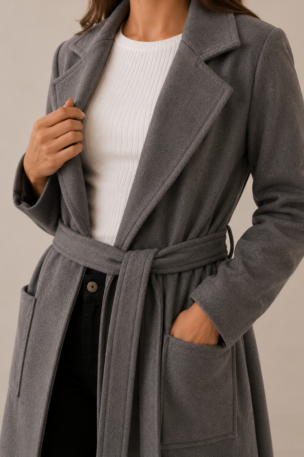 Tapado de Paño Largo Syndra | Elegancia que transforma cualquier look